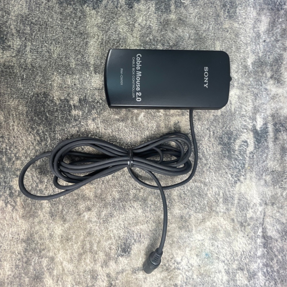 Sony Cable Mouse 2.0 RM-CM101 Cable Box Controller IR Blaster Magnet Back Black